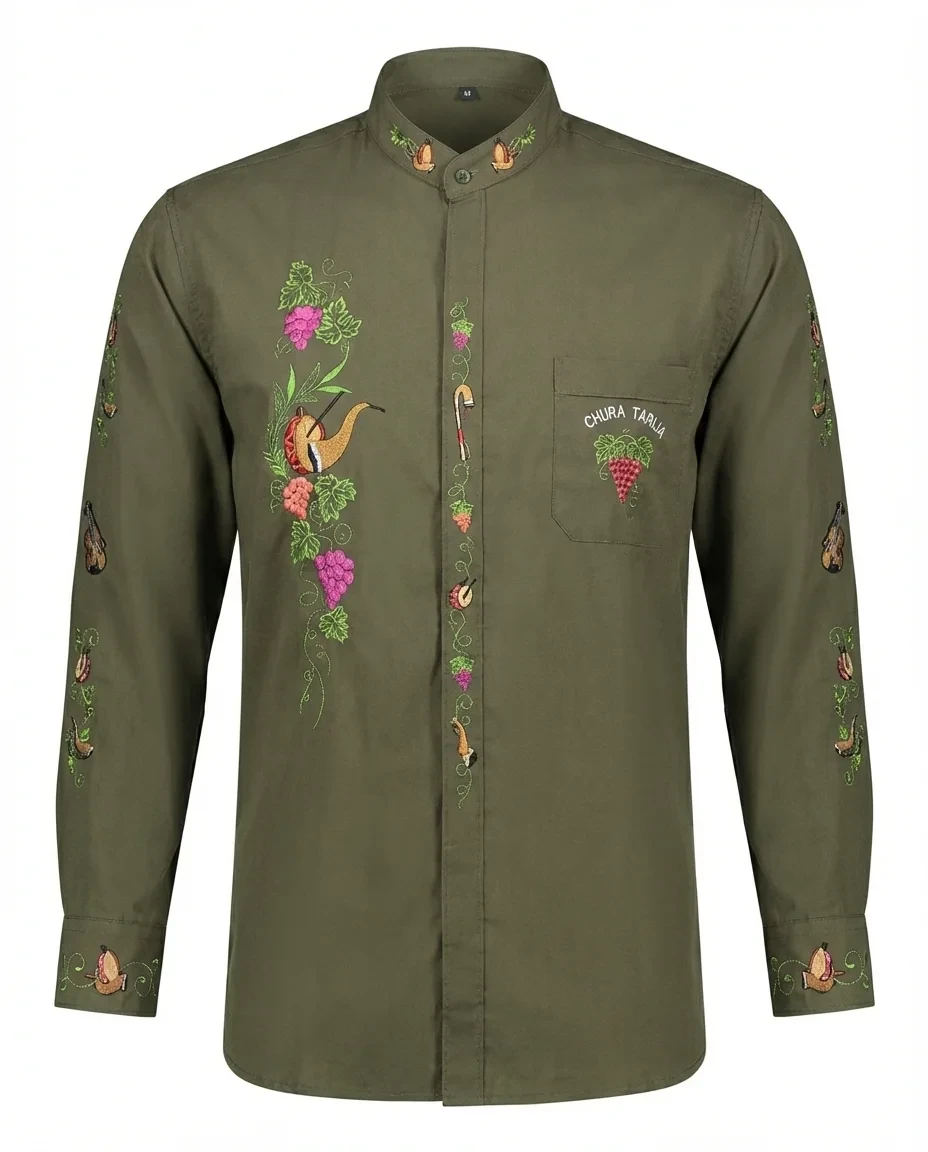 Camisa bordado chapaco