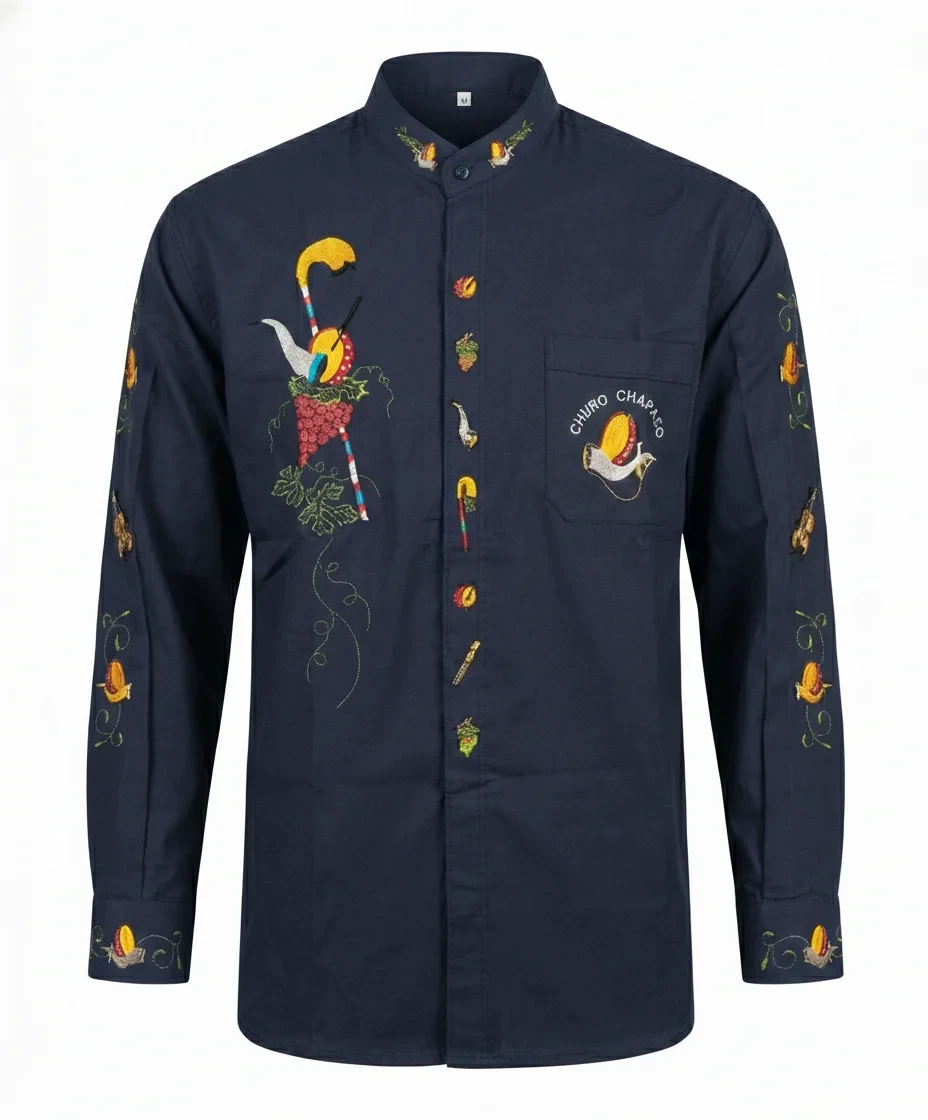 Camisa bordado chapaco