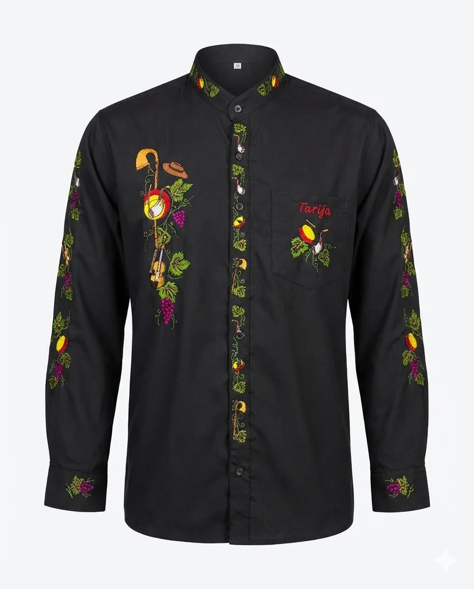 Camisa bordado chapaco erque