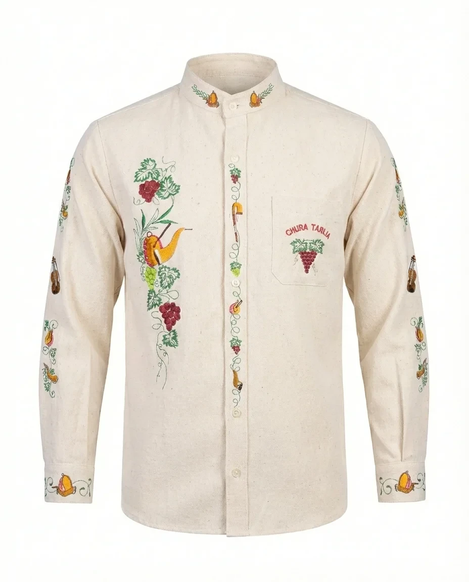 Camisa bordado chapaco